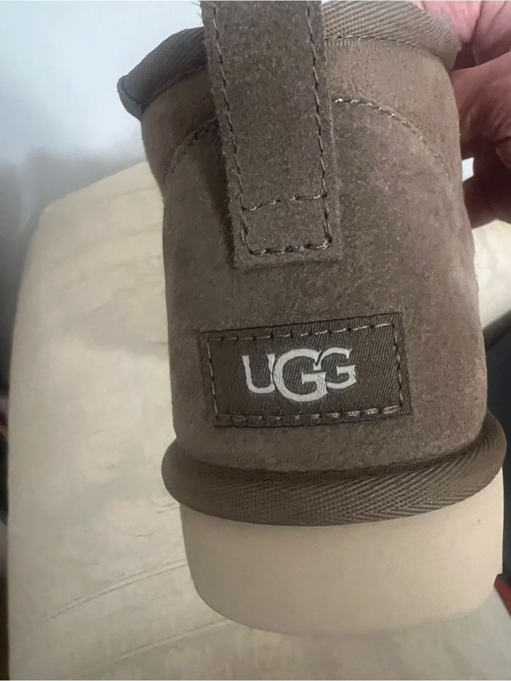 UGG Men's Classic ultra mini Slip-On boots in Hickory brown size 13 NEW